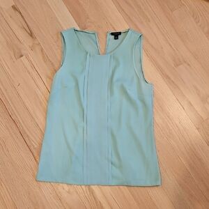 Ann Taylor Light Blue Sleeveless Blouse